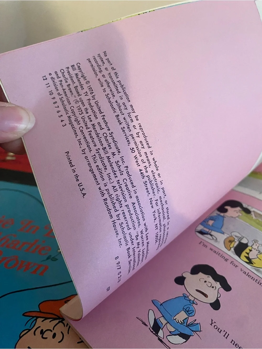 Lot Vintage Charlie Brown Books - Christmas (First Edition 1965) Your in love